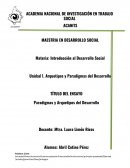 Paradigmas y Arquetipos del Desarrollo