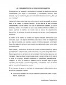 LOS FUNDAMENTOS DE LA CIENCIA SON DINÁMICOS