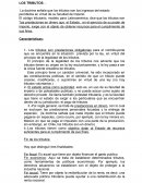 LOS TRIBUTOS