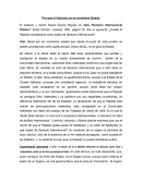 El por que el Vaticano no se considera Estado