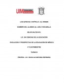 EVOLUCIÓN Y PROSPECTIVA DE LA EDUCACIÓN EN MÉXICO