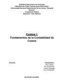 Fundamentos de la Contabilidad de Costos