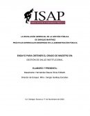 LA REVOLUCIÓN GERENCIAL EN LA GESTIÓN PÚBLICA