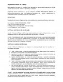 Ejemplo de reglamentos