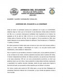Adhesion del Ecuador a la convemar