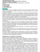 HISTORIA DE LA EDUCACIÓN MODERNA, CONTEMPORANEA Y ARGENTINA