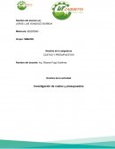 Investigacion de costos y presupuestos