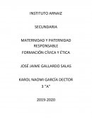 MATERNIDAD Y PATERNIDAD RESPONSABLE