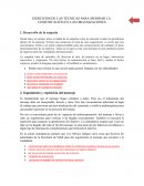 EJERCICIOS DE LAS TÉCNICAS PARA MEJORAR LA COMUNICACIÓN EN LAS ORGANIZACIONES