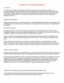 Puedo ser un comunicador efectivo