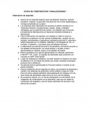 Etapa construcción, canalizaciones