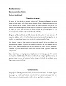 Planificación anual Teatro