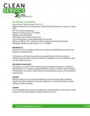 Presentacion empresa Clean Service S.A. de C.V.