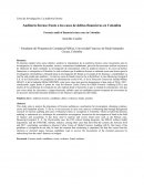 Auditoria forense frente a los casos de delitos financieros en Colombia