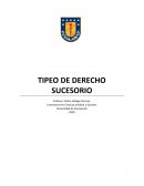 TIPEO DE DERECHO SUCESORIO