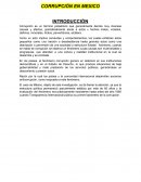 CORRUPCIÓN EN MEXICO