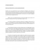 ACTIVIDAD DIAGNOSTICA Razones que fundamentaron su elección profesional (docente)