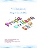 Proyecto integrador Mi top 10 tecnocientífico