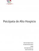 Psicópata de Alto hospicio
