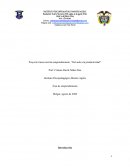 Proyecto transversal de emprendimiento. “Del aula a la productividad”