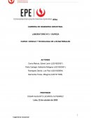 Informe de laboratorio - tipos de materiales ferrosos