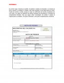 Pedidos y envio de mercancia