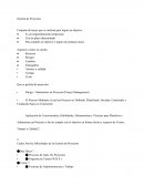 Gestión de Proyectos. Conjunto de tareas que se realizan para lograr un objetivo