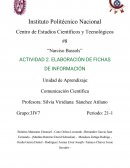 ELABORACIÓN DE FICHAS DE INFORMACIÓN