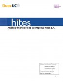 Análisis financiero de la empresa Hites S.A.