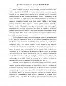 CAMBIO CLIMATICO Y EL CONTEXTO DEL COVID