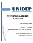 Software Educativo para Mejores Prácticas