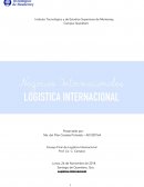 Ensayo Final de Logística Internacional