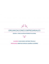 VINCULACIÓN INTERINSTITUCIONAL. Página 1