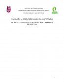 PROYECTO EXPOSITIVO DE LA CREACIÓN DE LA EMPRESA ‘’BB SHOP, S.A’’