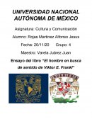 Ensayo del libro “El hombre en busca de sentido de Viktor E. Frankl”