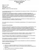 Informe de Convivencia grado tercero