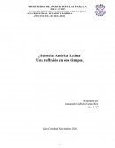 ¿Existe la América Latina? Una reflexión en dos tiempos