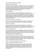 Periodo de la practica de la prueba