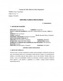 Trabajo del Taller Historia Clínica Psiquiátrica
