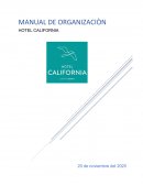 MANUAL ORGANIZACIONAL HOTEL CALIFORNIA