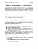 MODELOS ECONOMICOS DE MÉXICO