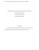 ESTRUCTURA INSTITUCIONAL Y SISTEMAS DE FINANCIAMIENTO U CUNDINAMARCA