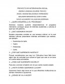 Proyecto de intervencion social