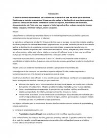 Software FlexSim. Página 1