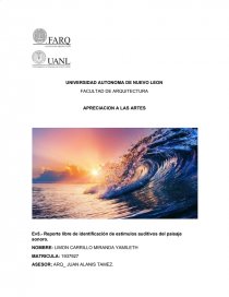 APRECIACION A LAS ARTES. Página 1