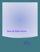 Manejador de Bases de Datos Access