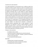 Fundamentos del costeo absorbente