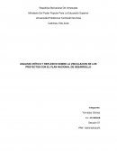 ANALISIS CRÍTICO Y REFLEXIVO SOBRE LA VINCULACION DE LOS PROYECTOS CON EL PLAN NACIONAL DE DESARROLLO