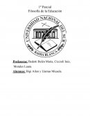 Examen Filosofia de la educación