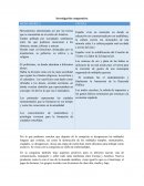 Investigación comparativa MESOAMERICA ESPAÑA